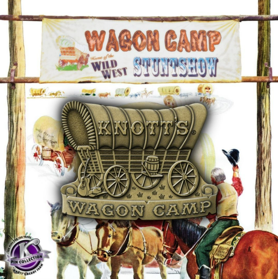 Knott's Berry Farm Wagon Camp Collectible Pin