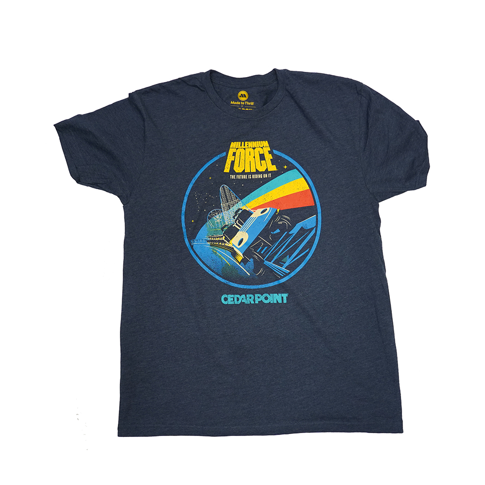 Cedar Point Millennium Force Cosmic Tee