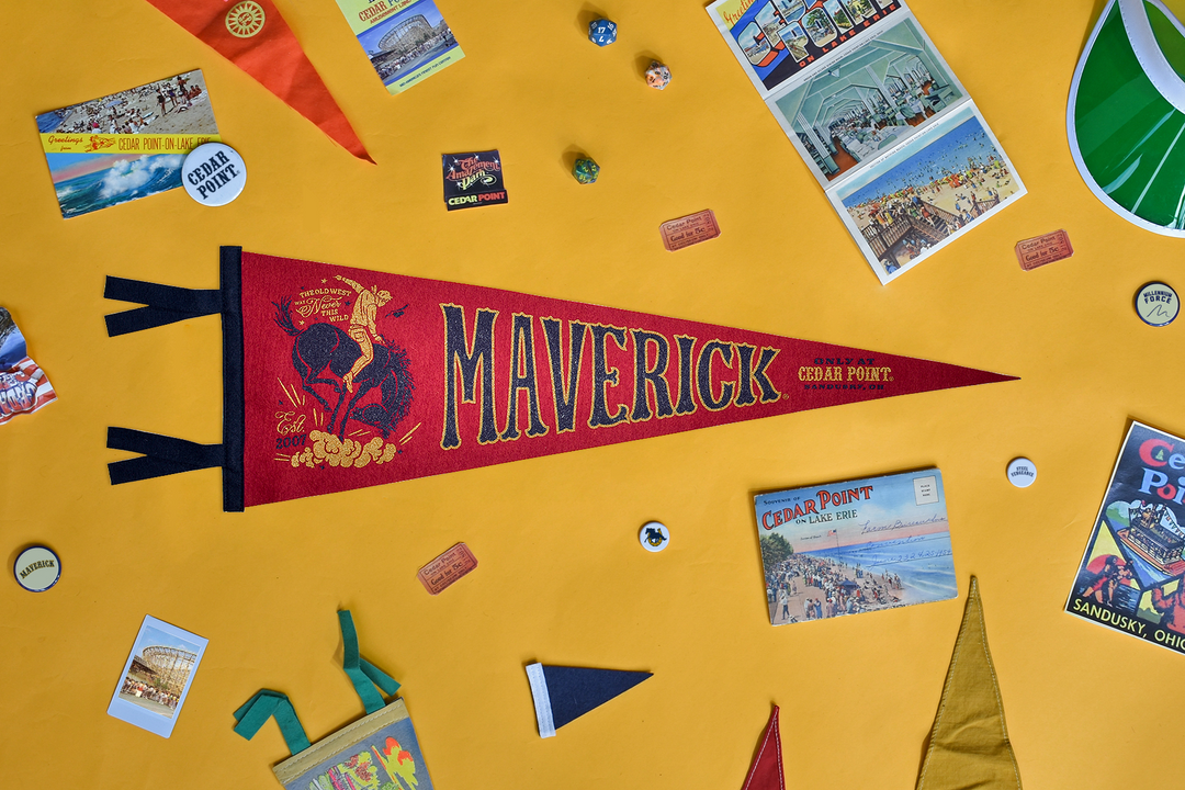 Cedar Point Maverick Pennant by Oxford Pennants