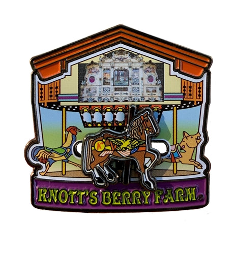 Knott's Berry Farm Merry Go Round Collectible Pin