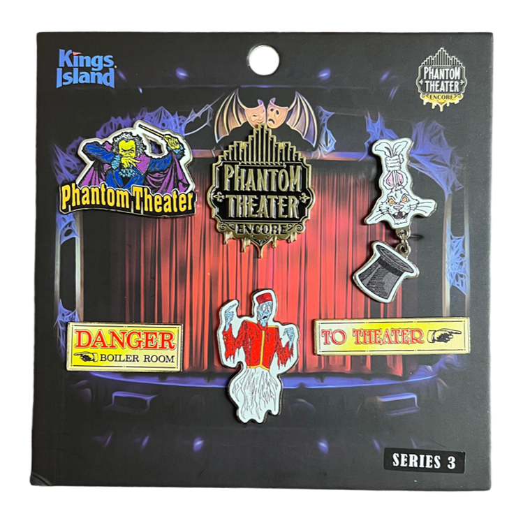 Kings Island Phantom Theater Series 3 Pin Set – FUN