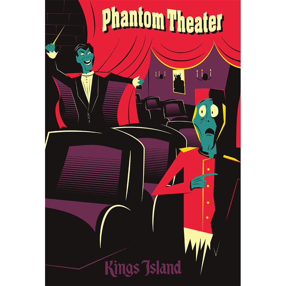 Kings Island Phantom Theater Poster