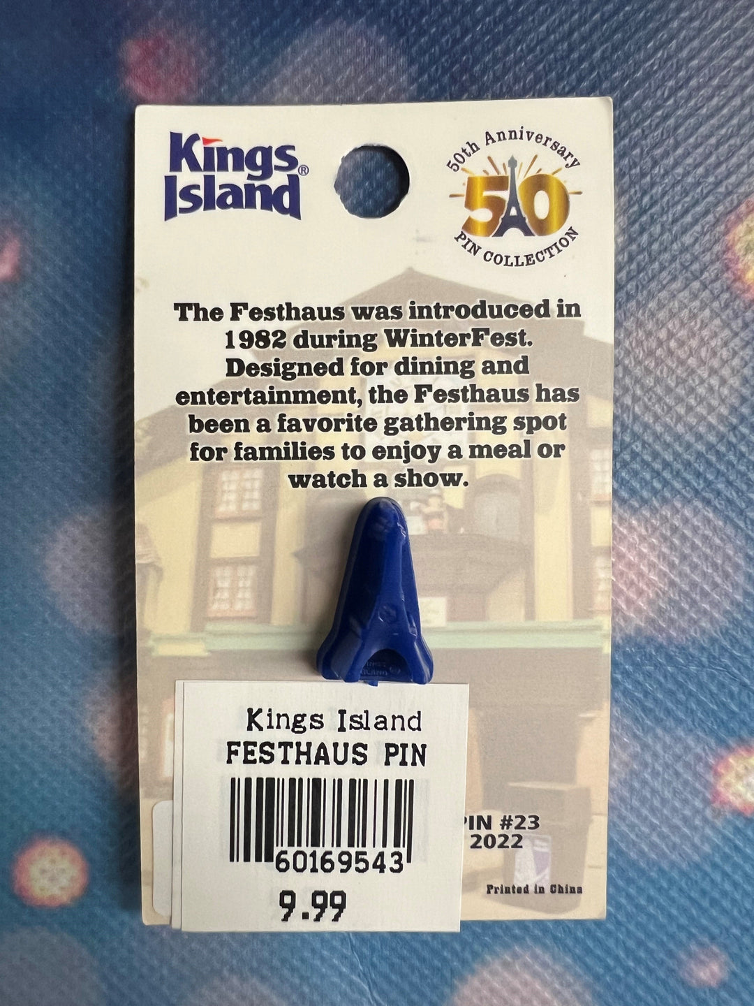 Kings Island 50th Anniversary Pin #23 - Festhaus