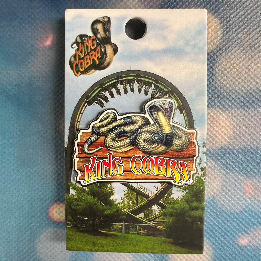 Kings Island 50th Anniversary Pin #24 - King Cobra