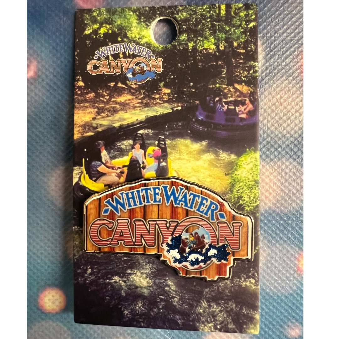 Kings Island 50th Anniversary Pin # 25 – White Water Canyon