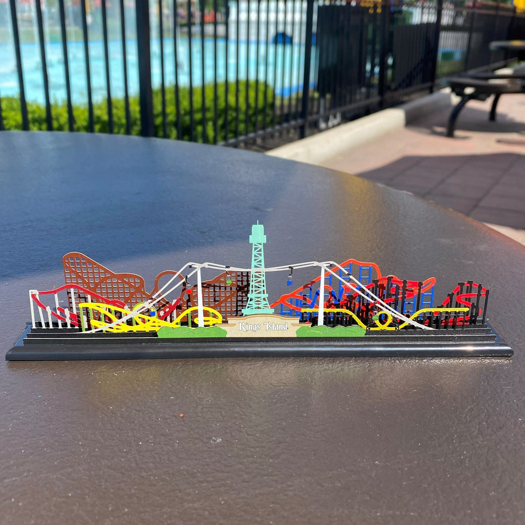 Retro Kings Island Parkscape NanoCoaster