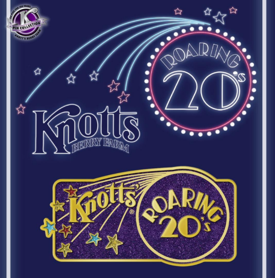 Knott's Berry Farm Roaring 20's Sign Collectible Pin