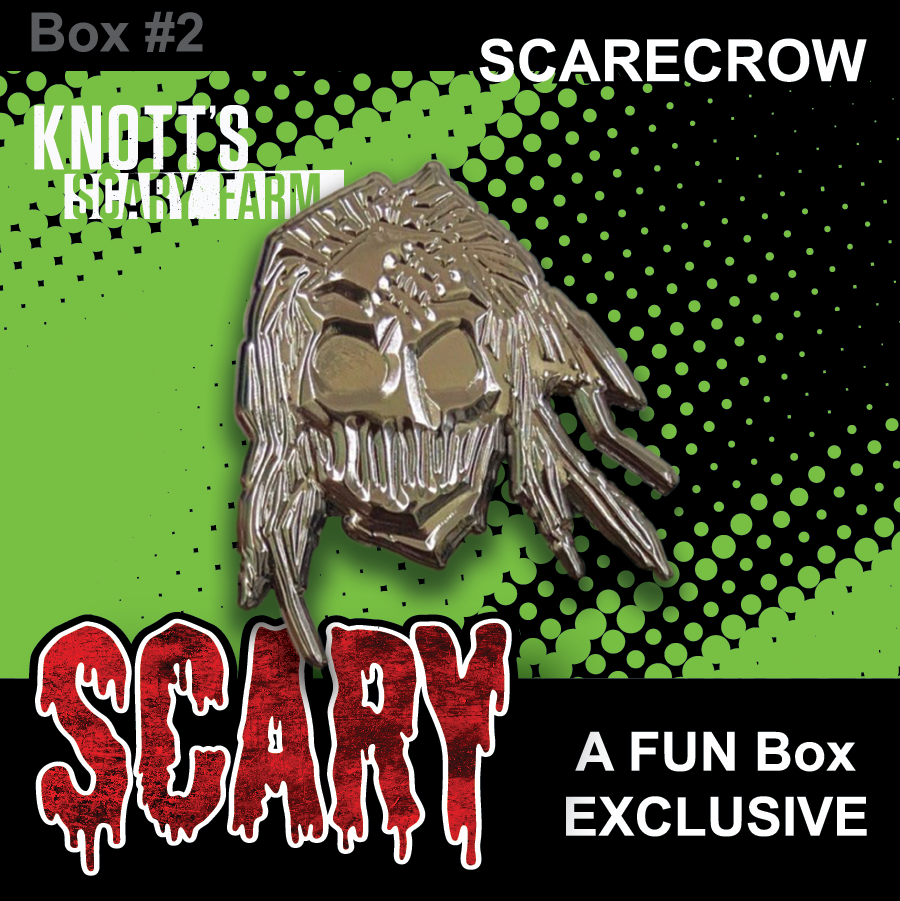 Knott's Scary Farm The FUN Box Exclusive Scarecrow Pin