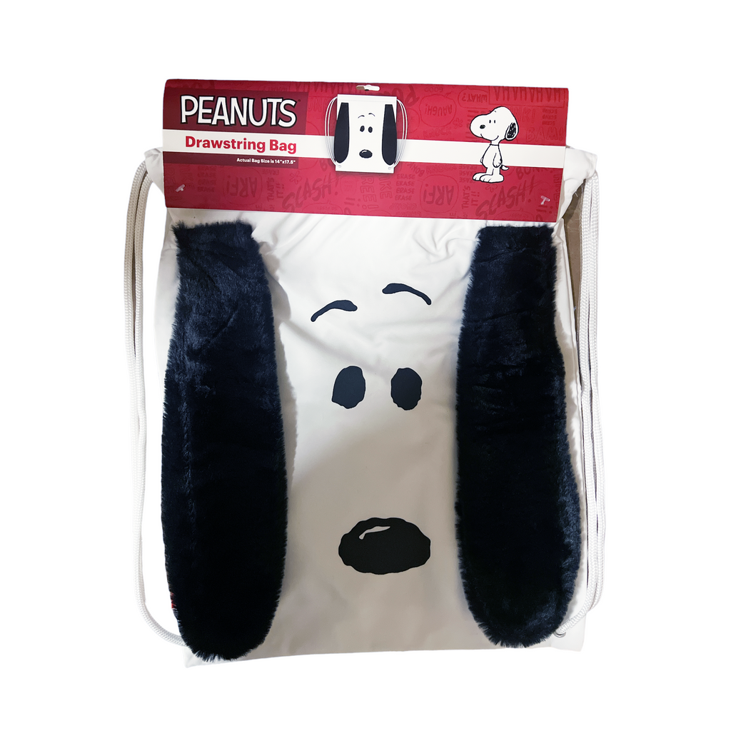PEANUTS® Snoopy Ears Drawstring Backpack – FUN MERCHANDISE  display picture 3