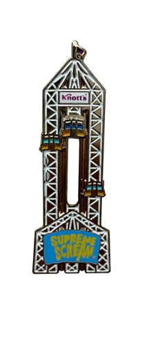 Knott's Berry Farm Supreme Scream Collectible Pin