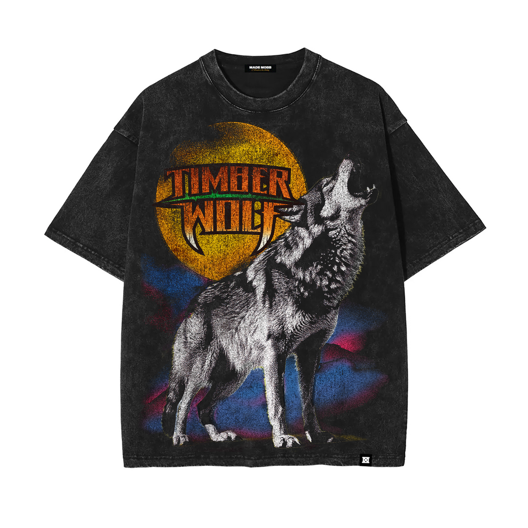 Worlds of Fun x MADE MOBB Timber Wolf Tee