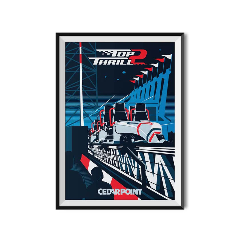 Cedar Point Top Thrill 2 Sponsor Poster
