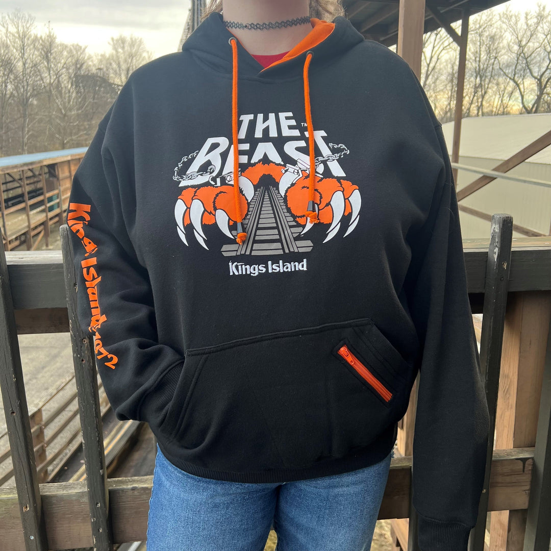 Kings Island The Beast Hooded Zipper Pocket Sweatshirt