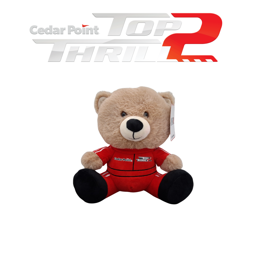 Cedar Point Top Thrill 2 Racing Team Bear Plush