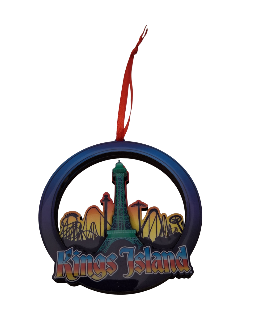 Kings Island 2D Skyline Ornament