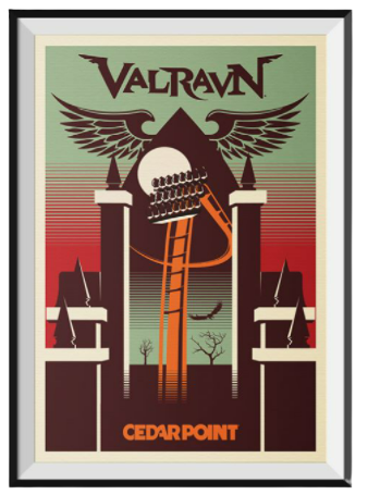 Cedar Point Valravn Poster