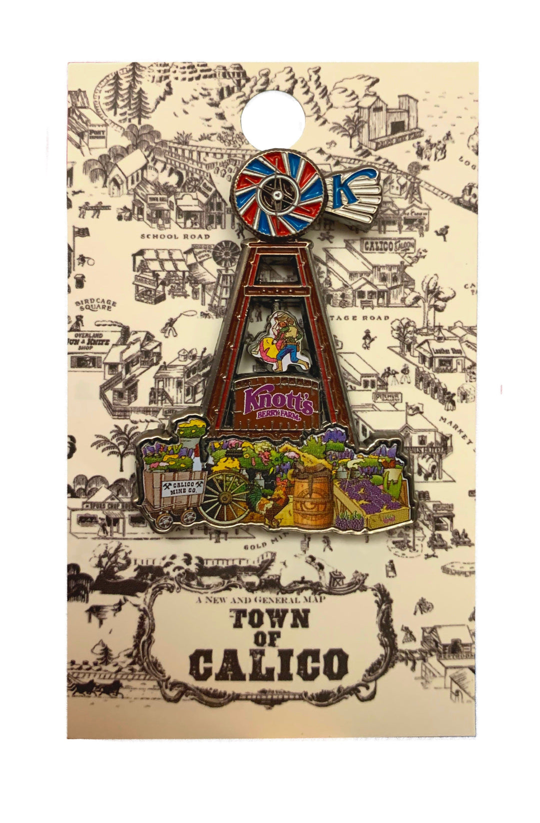 Knott's Berry Farm Windmill Collectible Pin