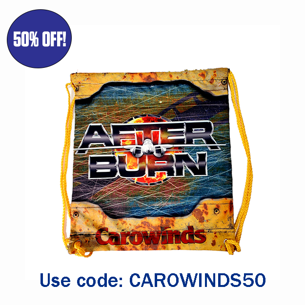 Carowinds Afterburn Drawstring Backpack