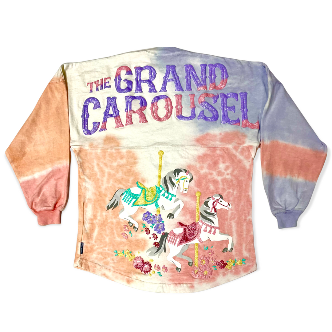 Carowinds Grand Carousel Cloud Tie Dye Spirit Jersey