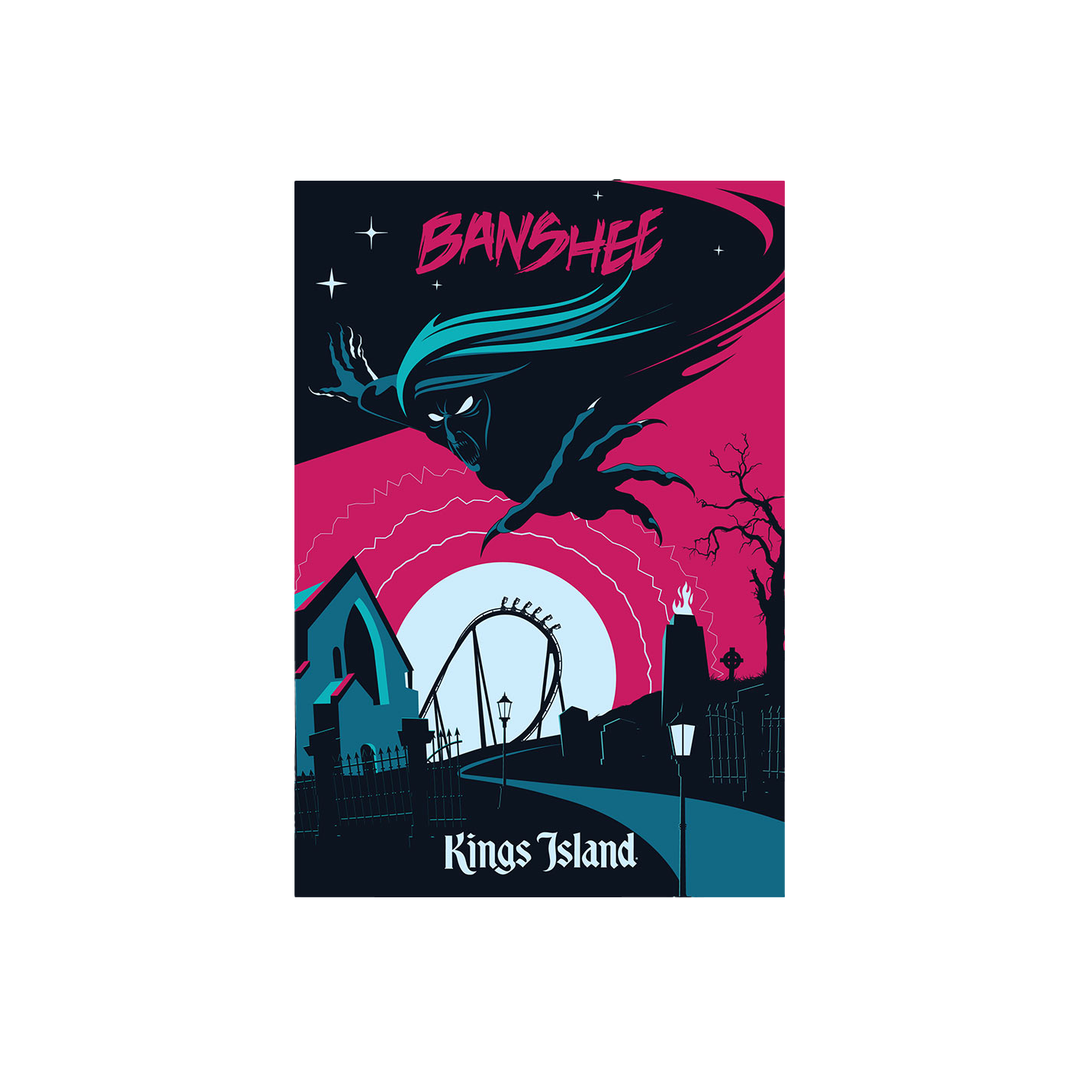 Kings Island Banshee Poster