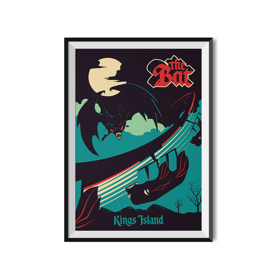 Kings Island The Bat Poster