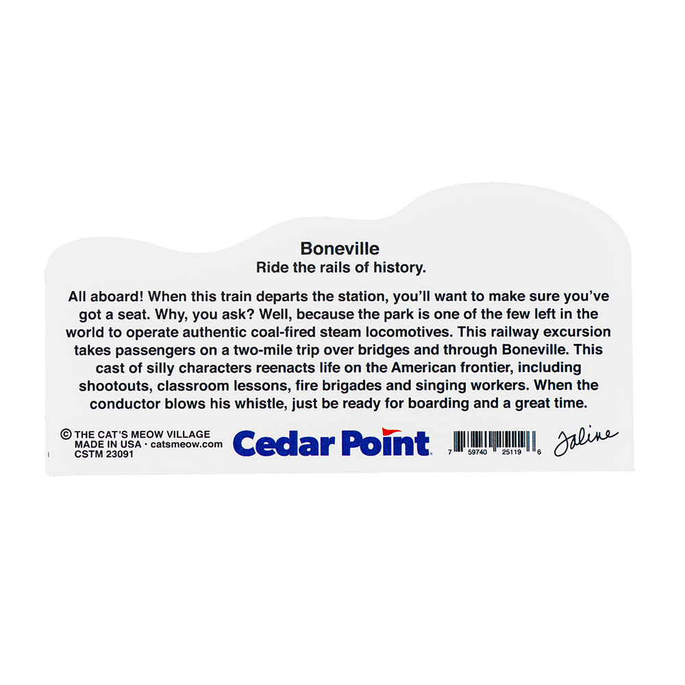 Cedar Point Cat's Meow Boneville Shelf Sitter