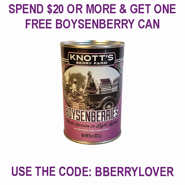 Knott's Berry Farm Whole Boysenberries 15 oz. Can