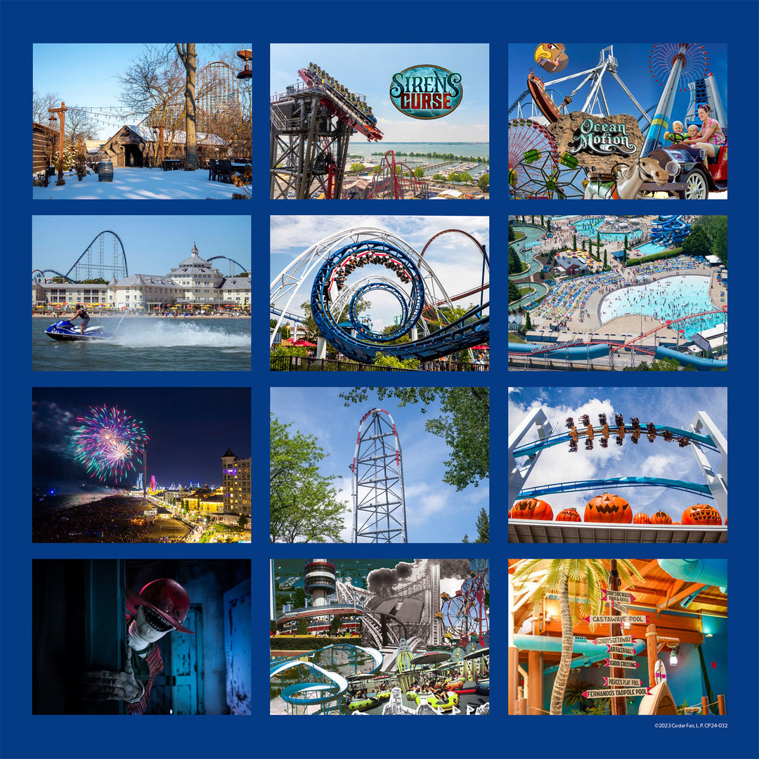 2026 Cedar Point Wall Calendar