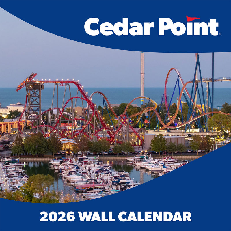 Cedar Point 2026 Wall Calendar