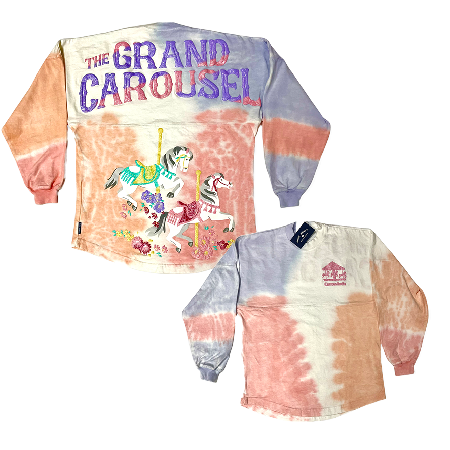 Carowinds Grand Carousel Cloud Tie Dye Spirit Jersey