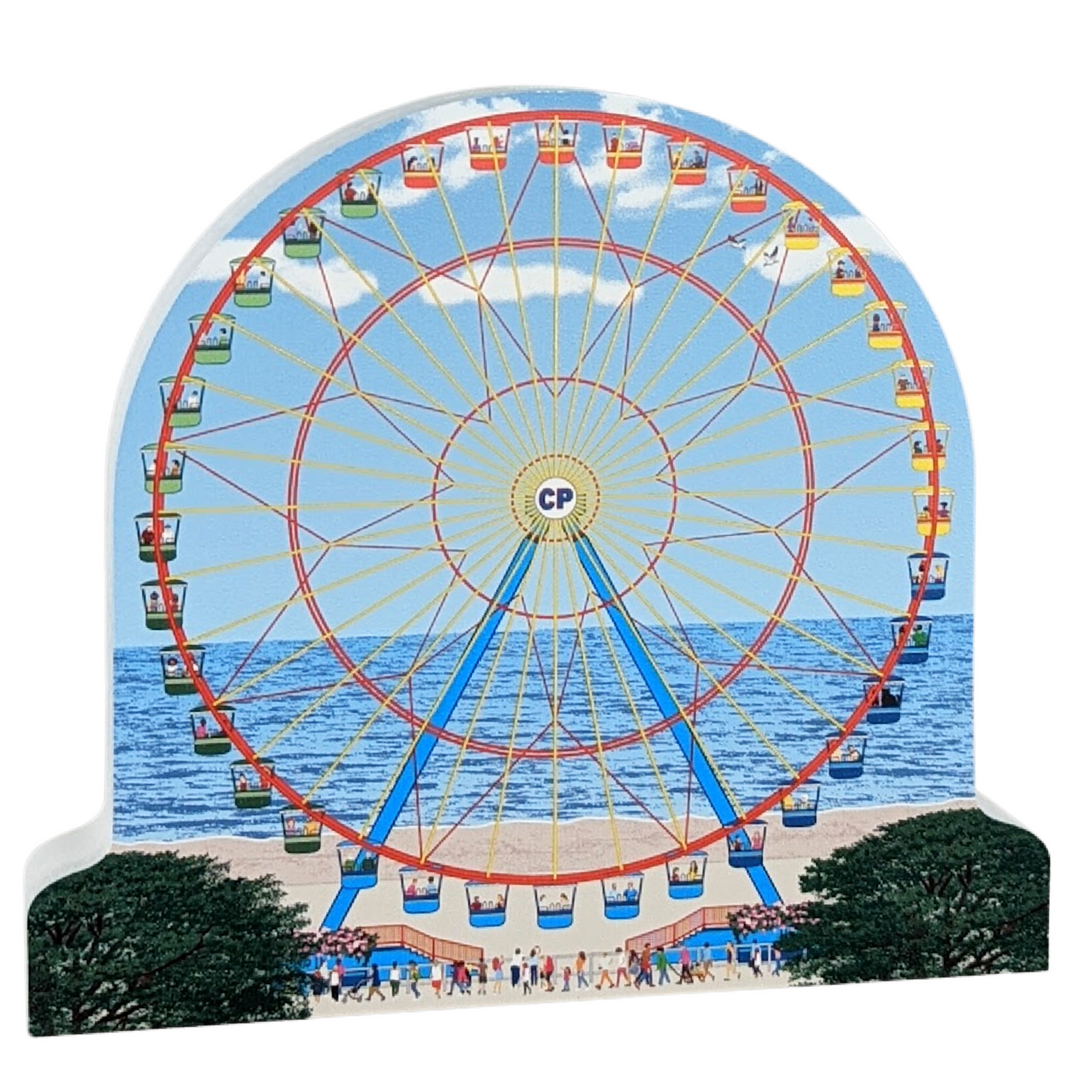 Cedar Point Cat's Meow Giant Wheel Shelf Sitter