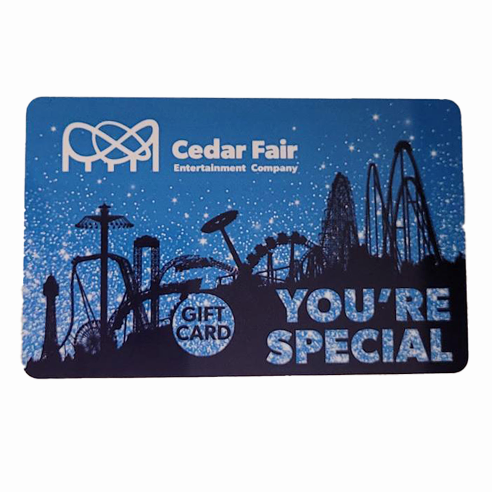 Cedar Fair You're Special Gift Card