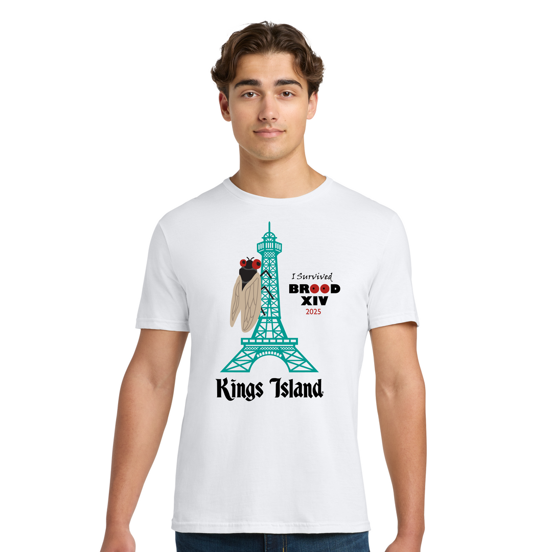 LIMITED EDITION: Kings Island I Survived Brood XIV Tee