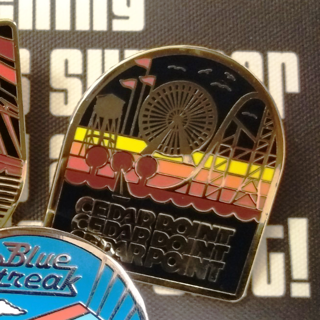 Cedar Point Skyline Enamel Pin