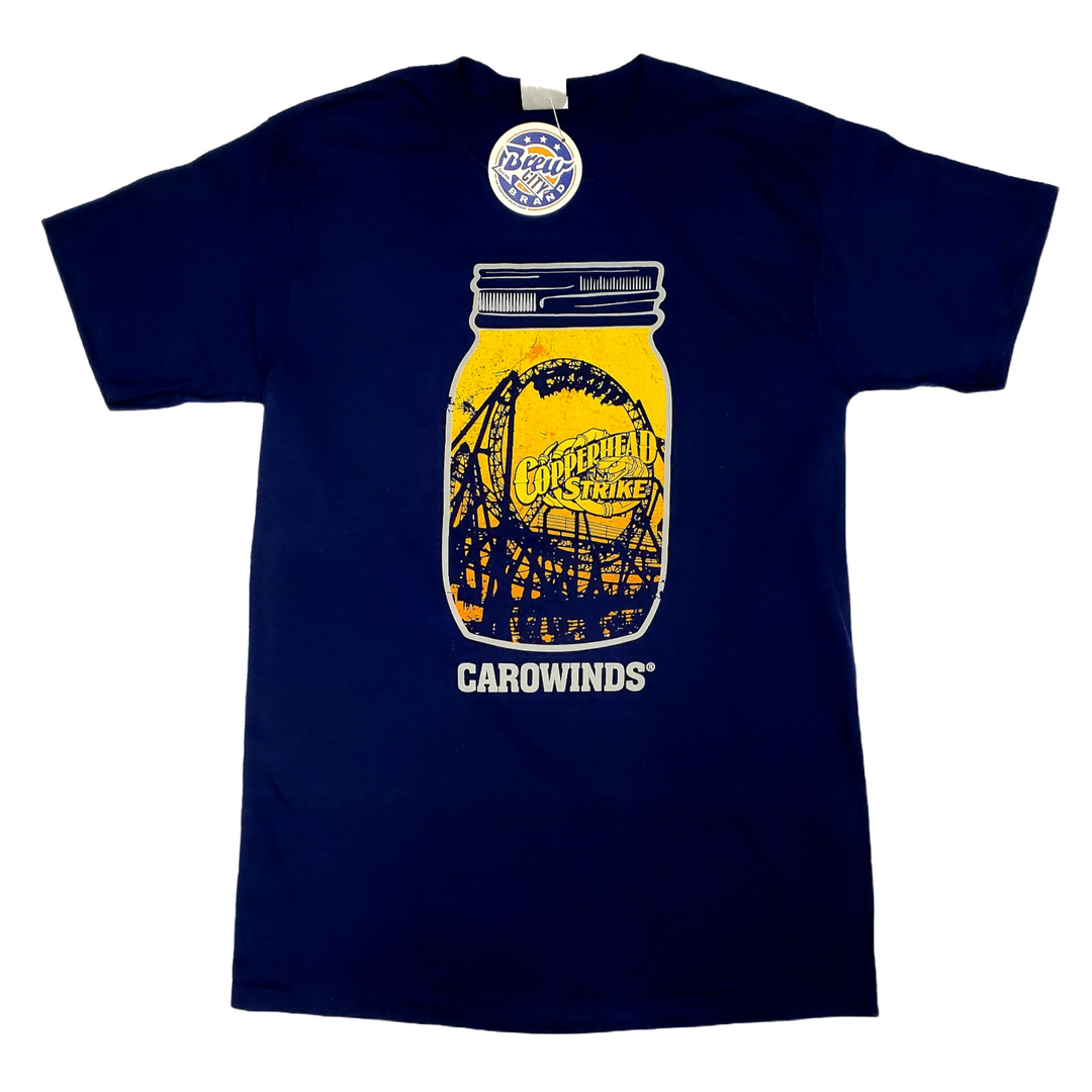 Carowinds Copperhead Strike Mason Jar Tee