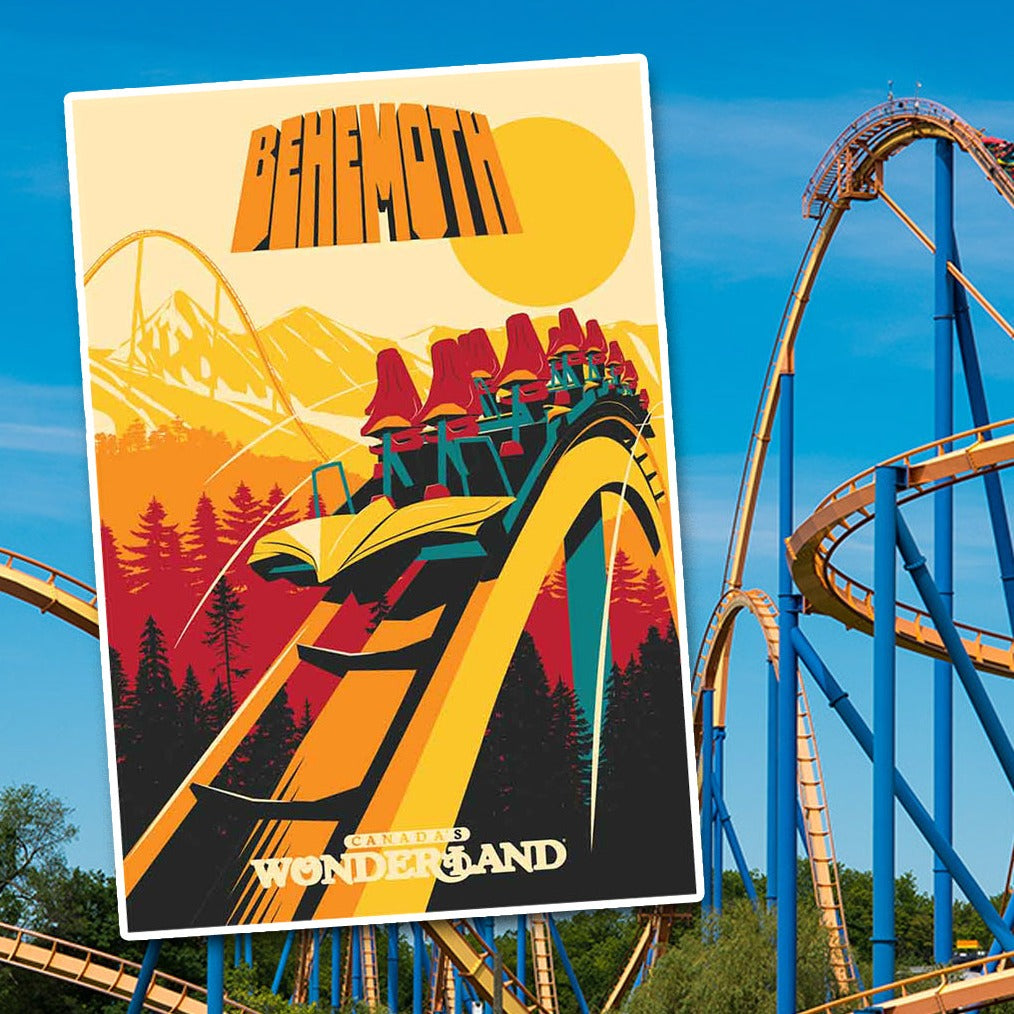 Canada s Wonderland Behemoth Poster FUN MERCHANDISE ONLINE SHOP canada-s-wonderland-behemoth-poster-fun-merchandise-online-shop
