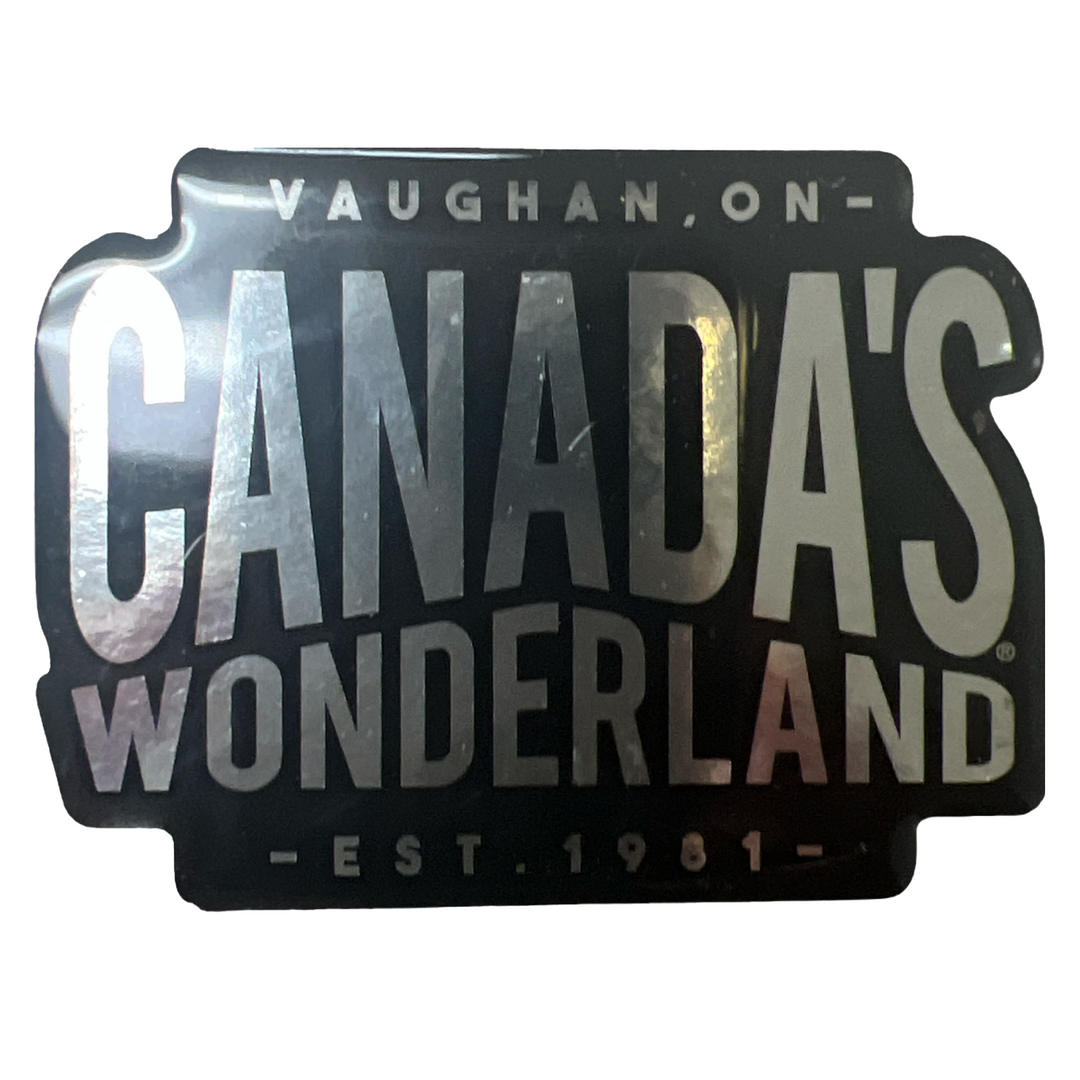 Canada's Wonderland Skater Collegiate Foil Magnet