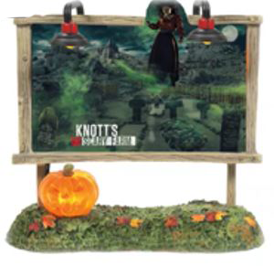 Knott's Berry Farm Dept. 56® Knott's Scary Farm Billboard Sign