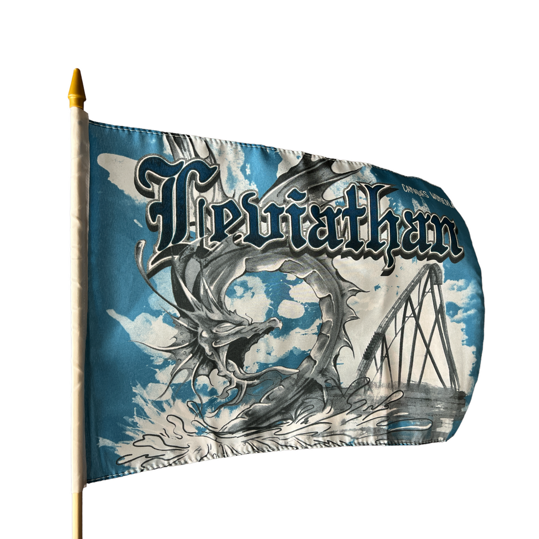 Canada's Wonderland Leviathan 12x18 Souvenir Flag