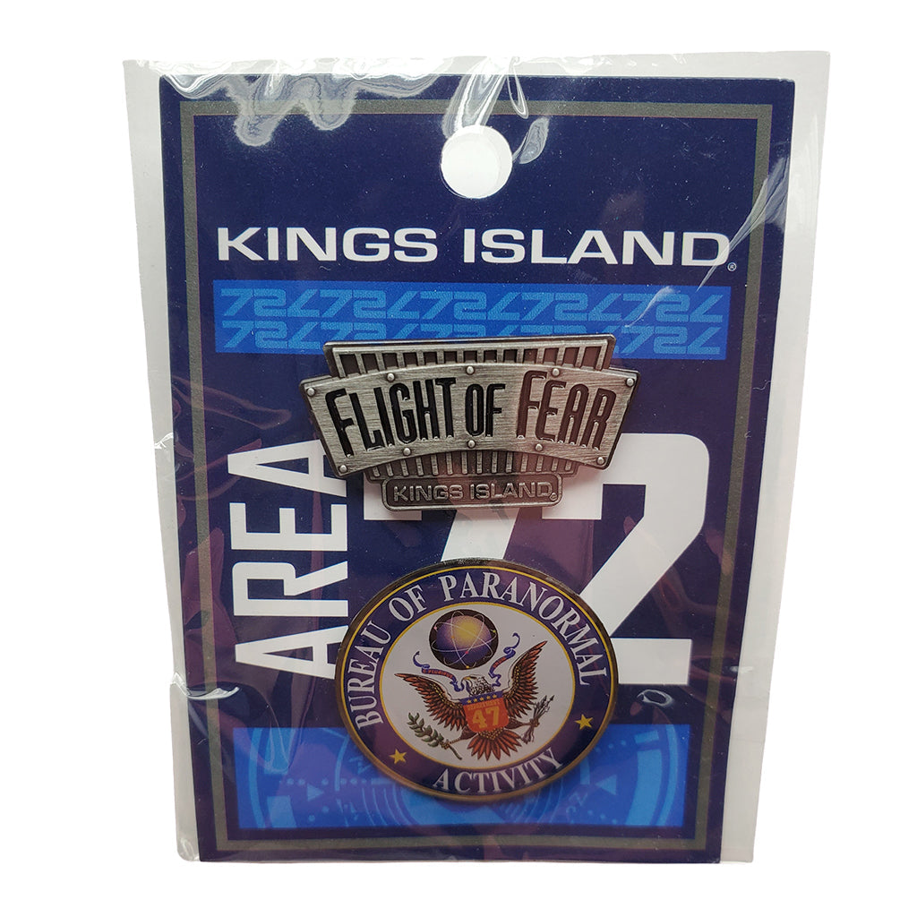 Kings Island Flight of Fear Pin Set