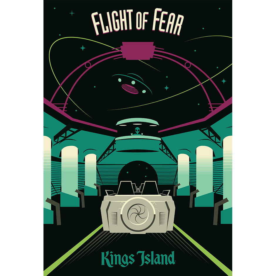 Kings Island Flight of Fear Poster