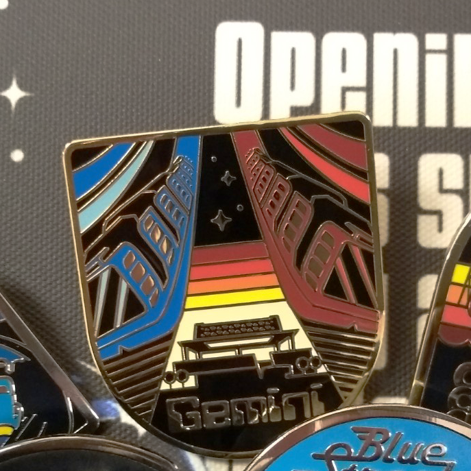 Cedar Point Gemini Enamel Pin