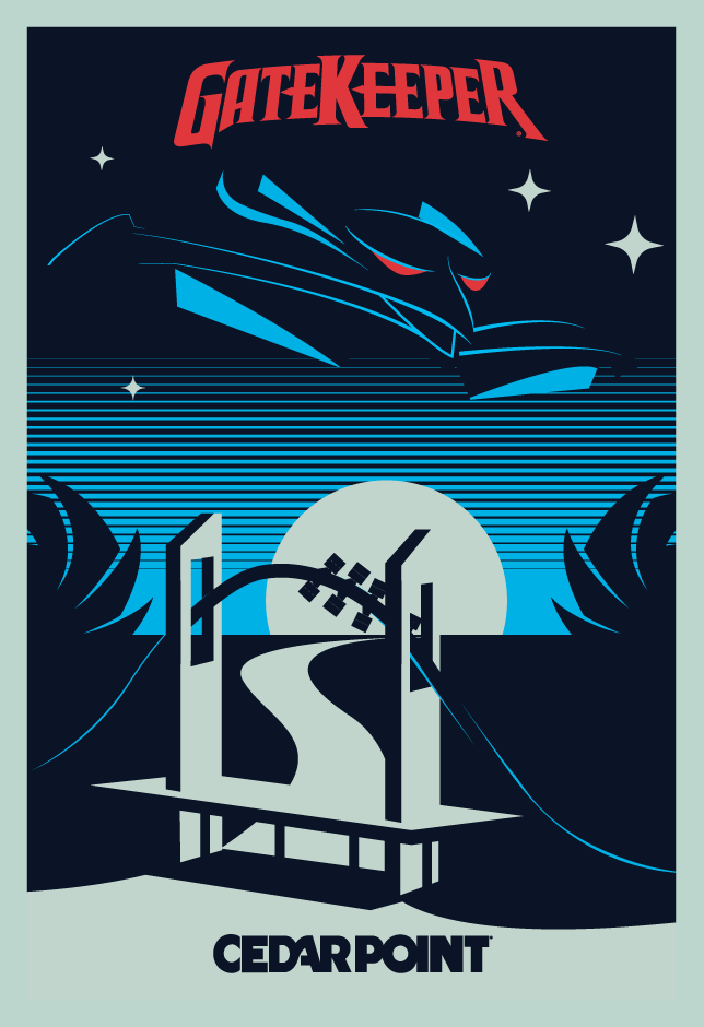 Cedar Point GateKeeper Poster – FUN MERCHANDISE ONLINE SHOP