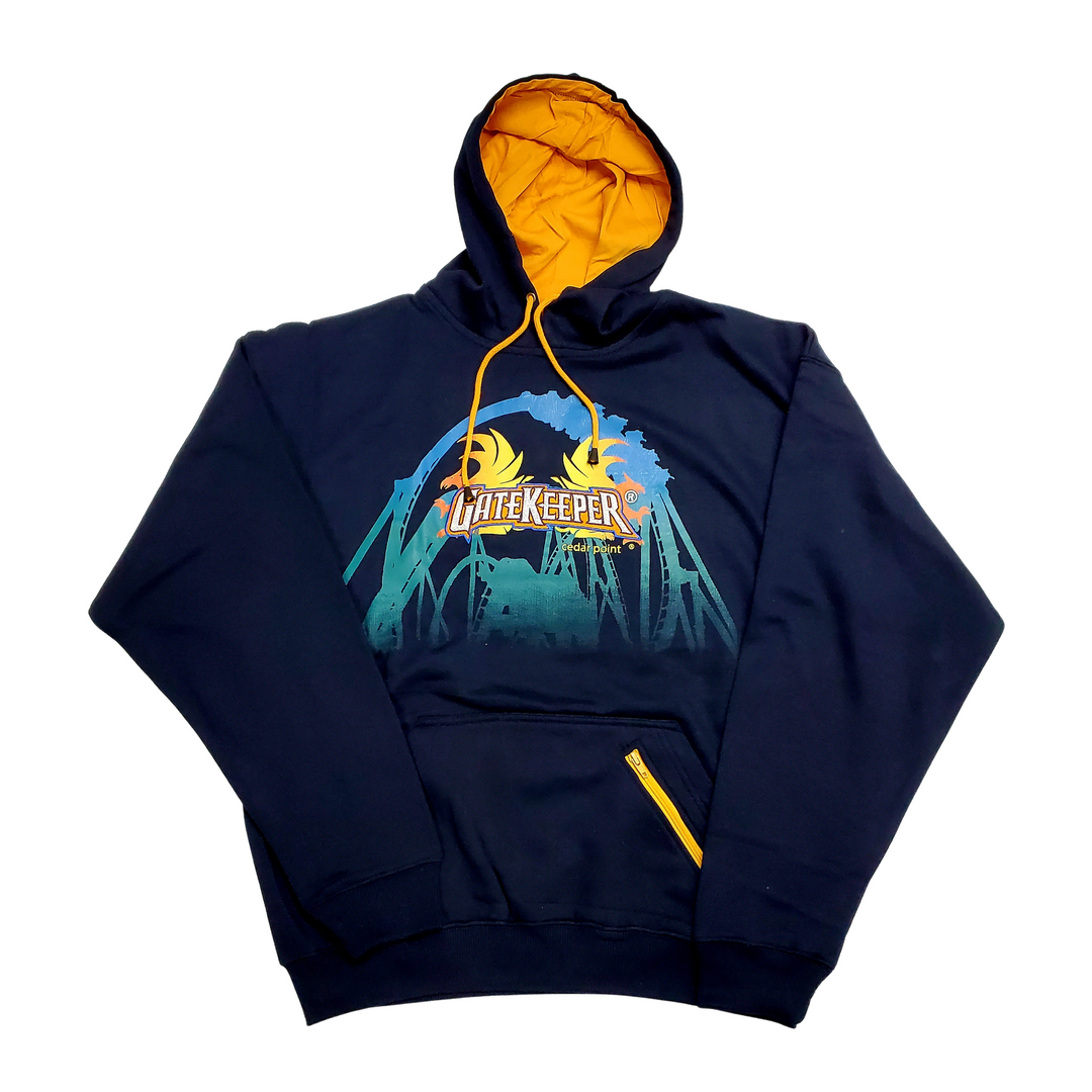 Cedar Point GateKeeper Zipper Pocket Hooded Sweatshirt