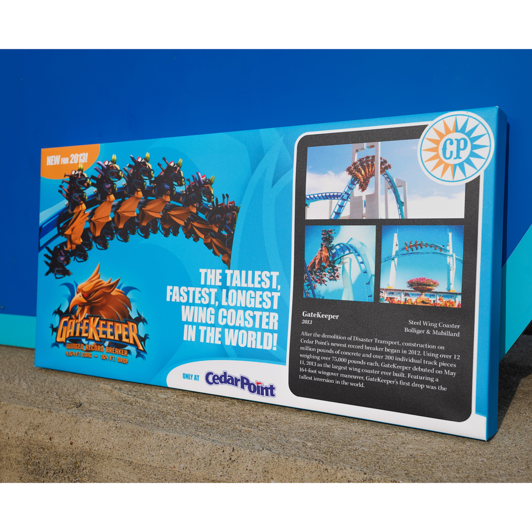 Cedar Point GateKeeper Canvas Art