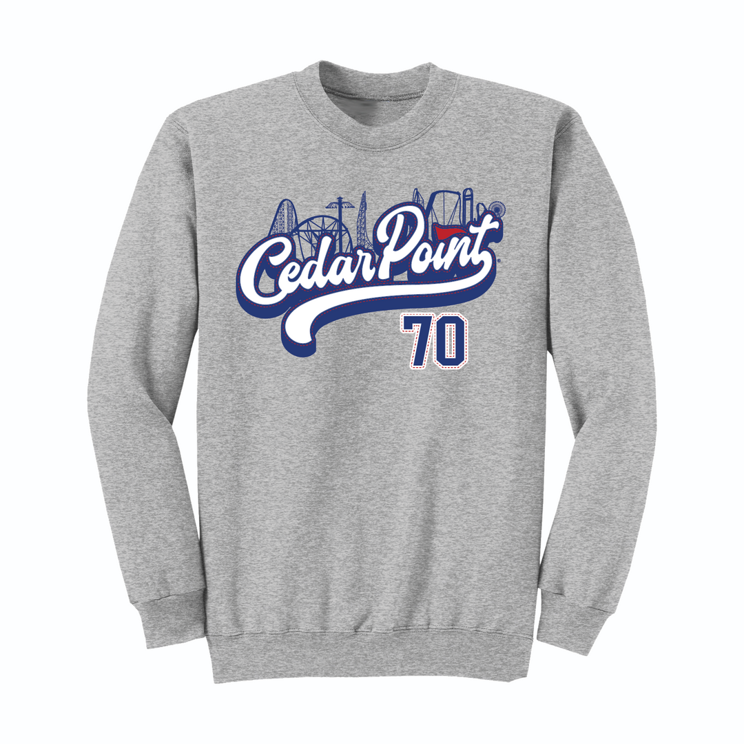 Cedar Point Swoosh Skyline Crewneck Sweatshirt