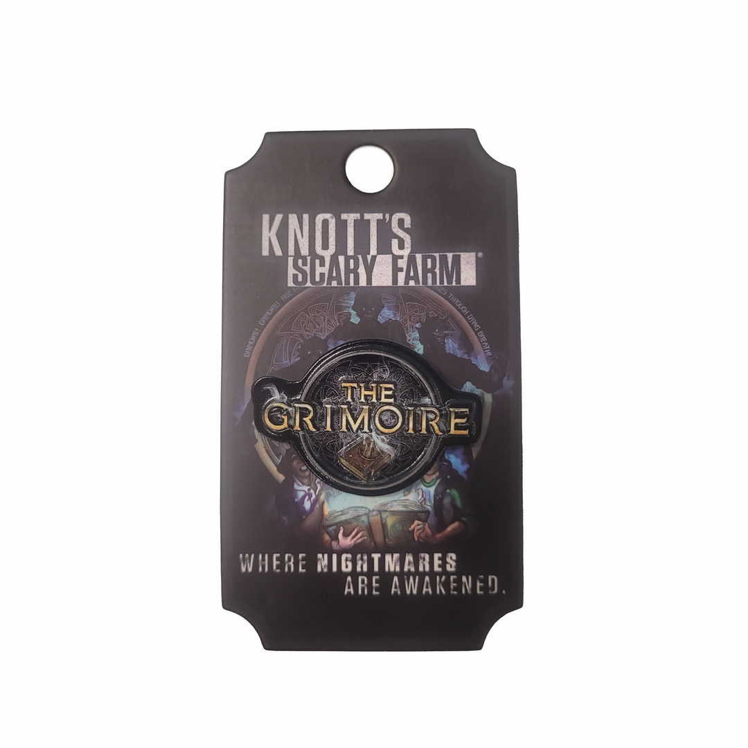 Knott's Scary Farm Grimoire Pin