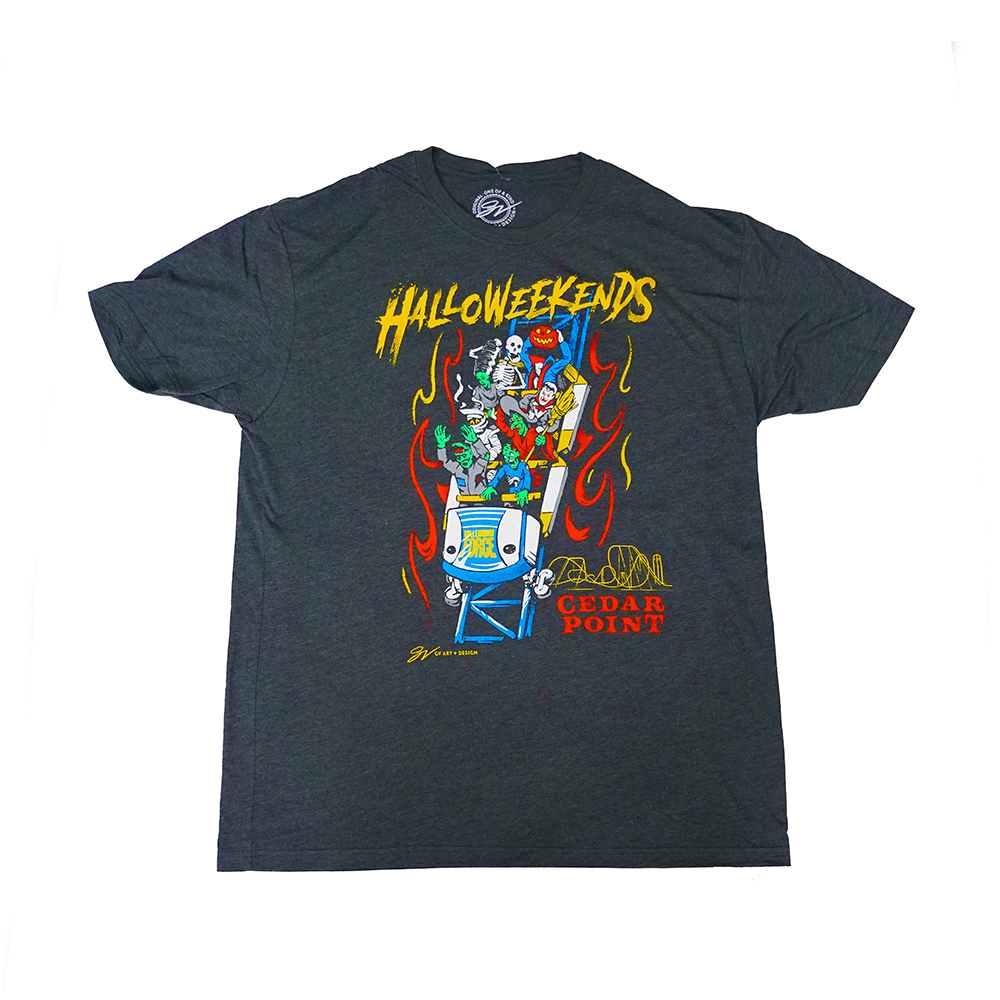 Cedar Point HalloWeekends Millennium Force Character Tee