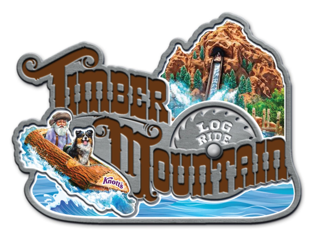 Knott's Berry Farm Timber Mountain Log Ride Collectible Pin