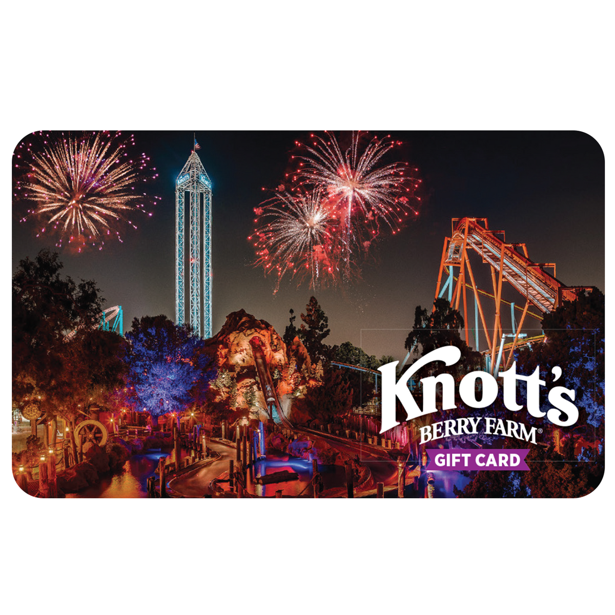 Knott's Berry Farm Fireworks Gift Card FUN MERCHANDISE ONLINE SHOP